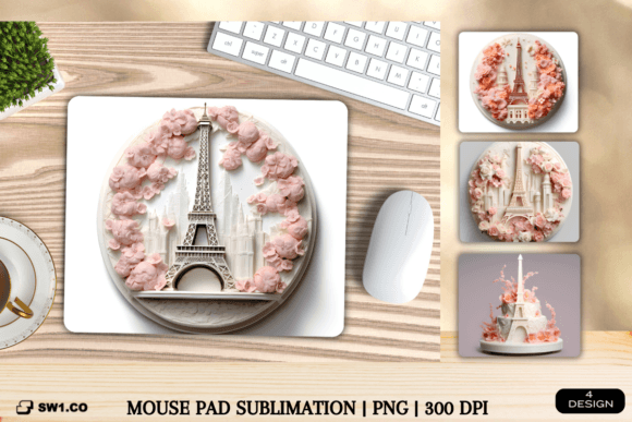3D Cake Eiffel Mouse Pad PNG Graphics and Crafts Review