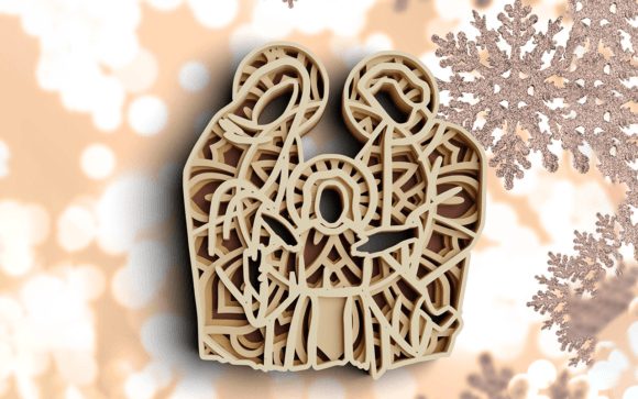 3D Nativity SVG 4 Layer Christmas Svg Review