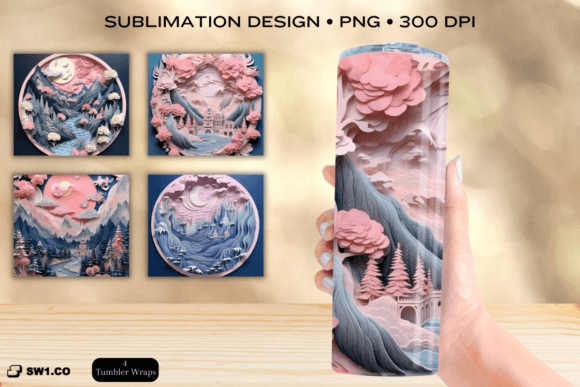 3D Nature Art Tumbler Wrap Review