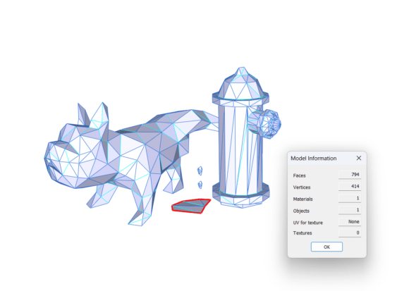 French Bulldog Peeing 3D Model STL OBJ for Home Decor and 3D Printing