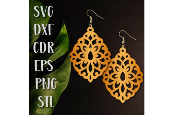 Laser-Cut Earrings SVG Design: A Branding Asset for Creative Businesses