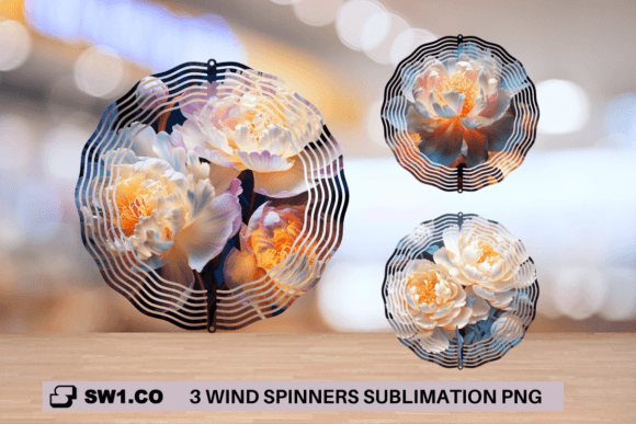 Reviewing 3D Neon Peonies Wind Spinner PNG